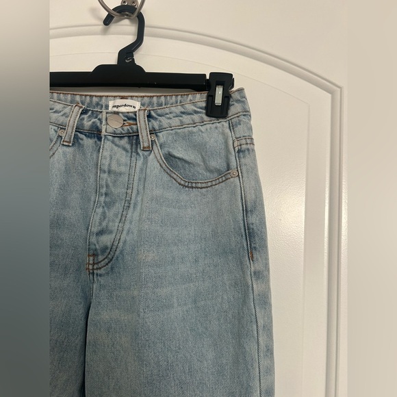 Superdown Dylan Straight Denim Jeans Vintage Blue High Waist size 26 100% cotton - Picture 8 of 12